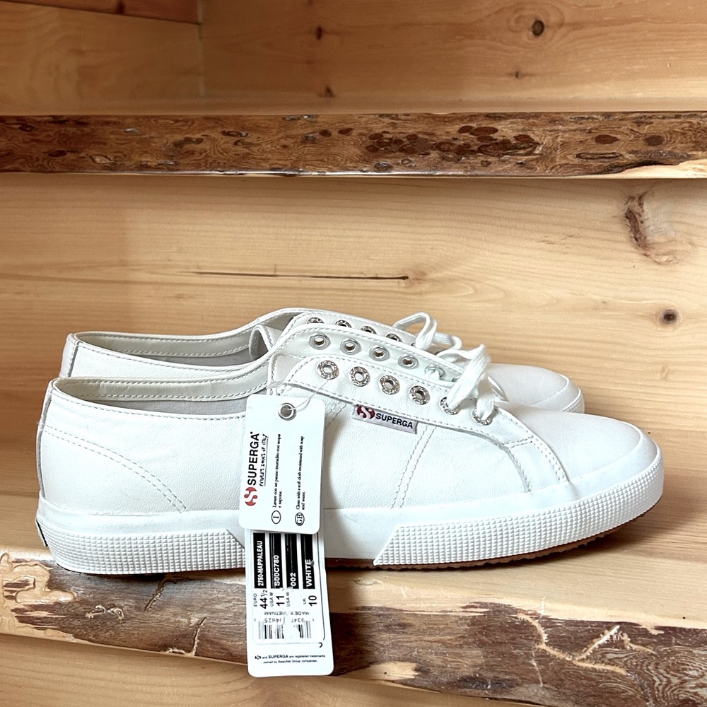 Superga White Sneakers for Men